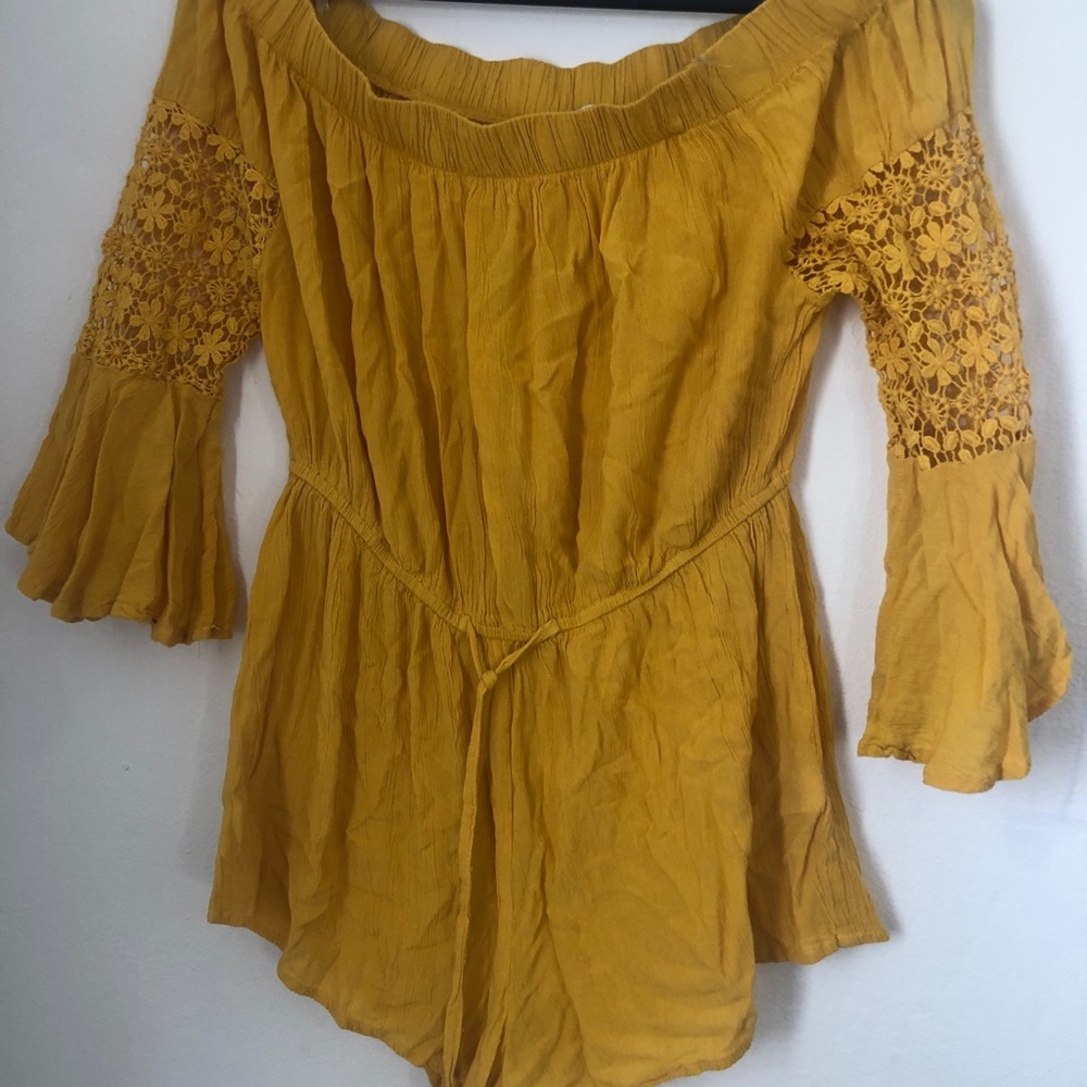 Yellow romper